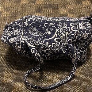 Vera Bradley Navy and White Patterned Women's Bag